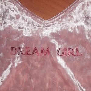 Velvet crop top